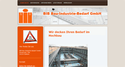 Desktop Screenshot of bau-industrie-bedarf.de