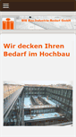 Mobile Screenshot of bau-industrie-bedarf.de